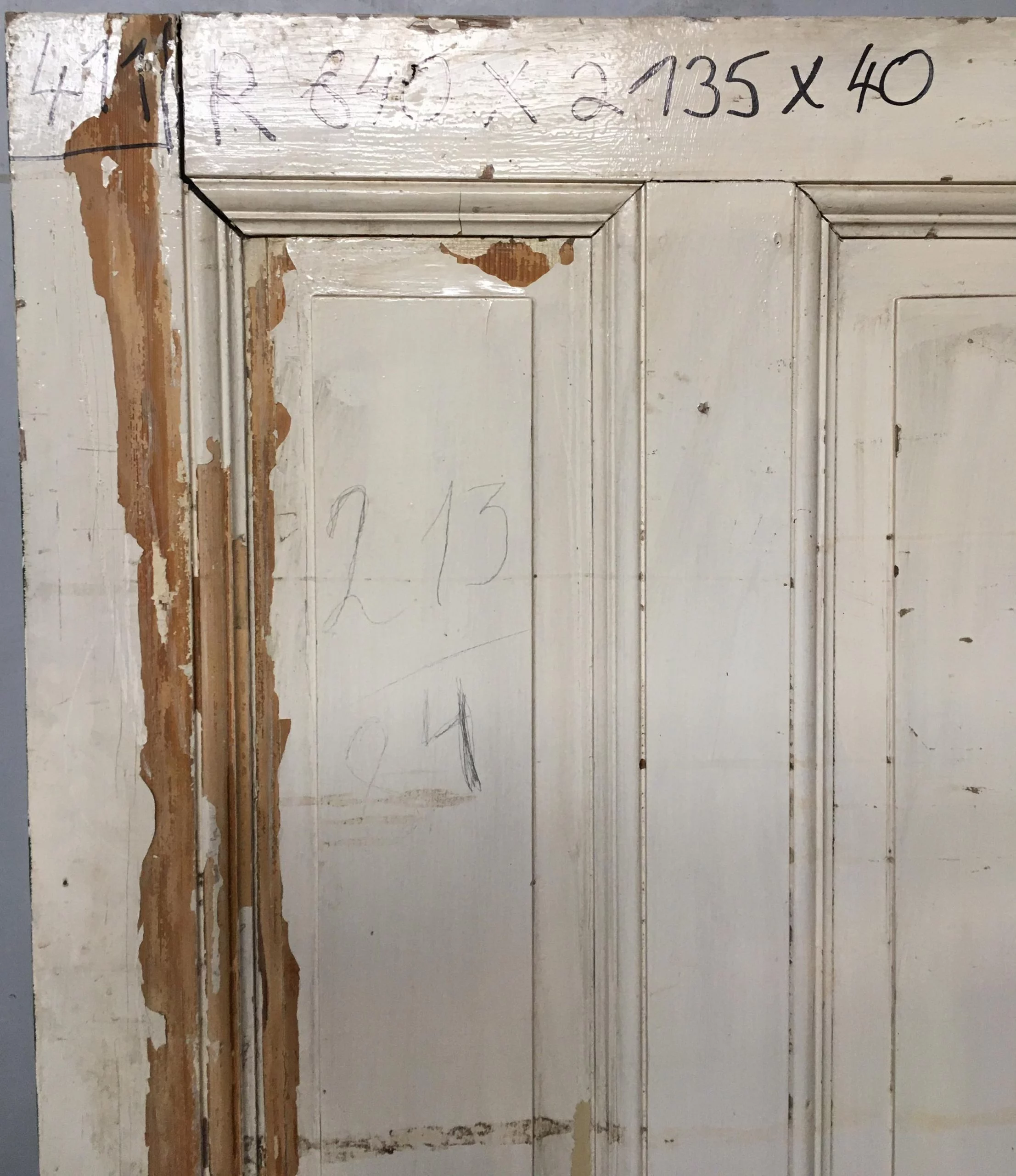 Holz Zimmertür Nr. 411 mit 6 Kassetten – Bild 3