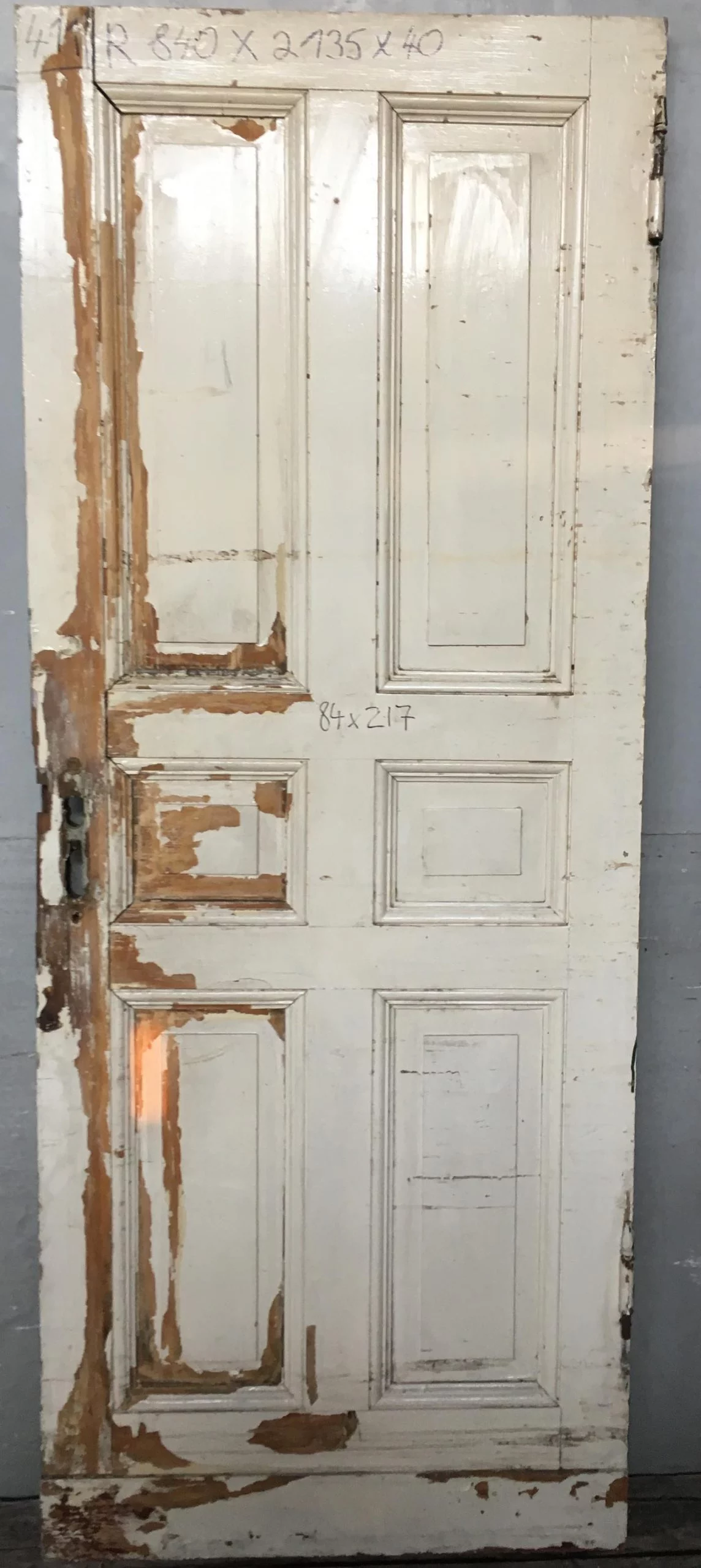 Holz Zimmertür Nr. 411 mit 6 Kassetten